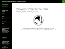 Tablet Screenshot of fonosfera.pl